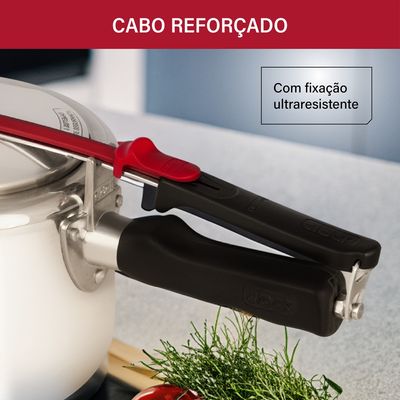 Panela de Pressão Clock Original+ Fechamento Interno 4,5L