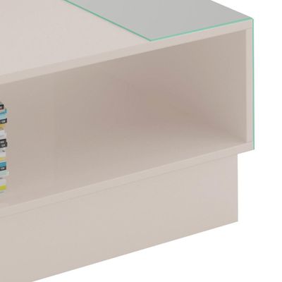 Mesa de Centro Retangular Detroit Off White