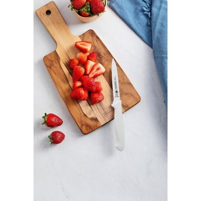 Jogo de Facas Tramontina Premium Aço Inox e Polipropileno Branco 3 Peças