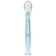 Colher de Silicone para Bebê 6m+ com Ventosa Treinamento Intrudução Alimentar Menino Azul Azul