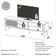 Rack para TV 220cm Até 60 Polegadas 2 Gavetas 1 Porta Curve Pinhão com Palha Dalla Costa