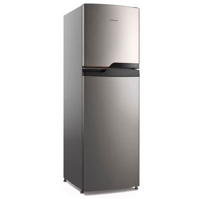 Geladeira TC45S Frost Free Duplex 400L Inox Look Econômica Controle Eletrônico Continental Prata / 110V