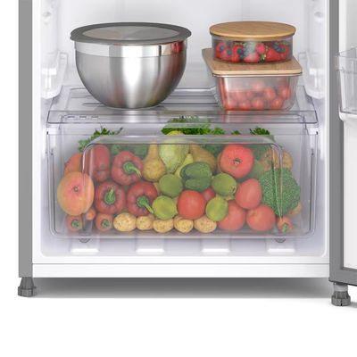 Geladeira TC45S Frost Free Duplex 400L Inox Look Econômica Controle Eletrônico Continental Prata / 110V