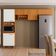Cozinha Compacta Sicília 3 Peças 7 Portas Pés Reguláveis Ripado MDP Poliman Freijó com Off White