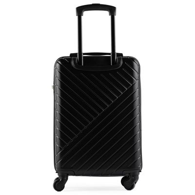 Kit 2 Malas de Bordo Casal 10kg ABS 4  Rodas 360° Preto e Rosé Detroit Bagaggio