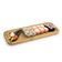 Bandeja Retangular Rasa Euro Home BAM2888 34x14cm Bambu Natural Natural