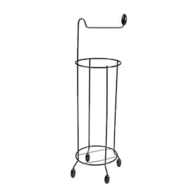Suporte Papel Higiênico Utimil 4 Rolos 52x14x14 Preto