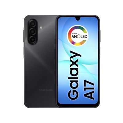 Celular Galaxy A17 4G Tela 6.7 128GB Super AMOLED Câmera Tripla 50MP Samsung Preto / Bivolt