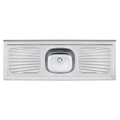 Pia de Apoio Cozinha Tramontina 150x52 cm New Raggi 40 Aço Inox