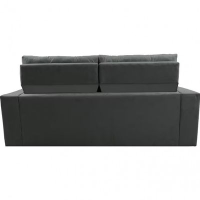 Sofá 3 Lugares Clean Retrátil Reclinável Cama InBox Cinza