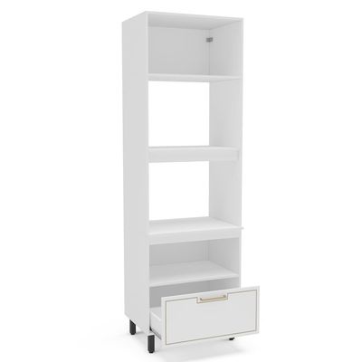 Torre Quente Amara 2 Portas Basculantes 1 Gaveta Politorno Branco