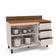 Balcão Politorno Koya 120cm 2 Portas 3 Gavetas 1 Prateleira Creme