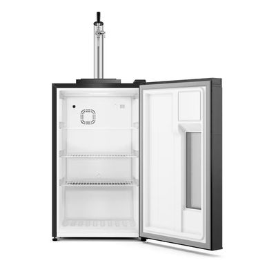 Cervejeira Home Bar EB10C Frost Free 100L com Torre de Chopp Porta de Vidro Electrolux Preto / 220V