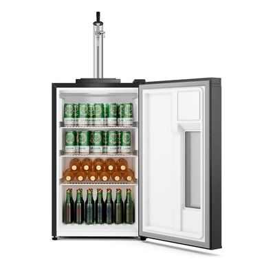 Cervejeira Home Bar EB10C Frost Free 100L com Torre de Chopp Porta de Vidro Electrolux Preto / 220V
