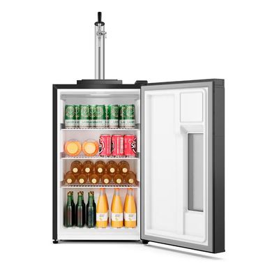 Cervejeira Home Bar EB10C Frost Free 100L com Torre de Chopp Porta de Vidro Electrolux Preto / 220V