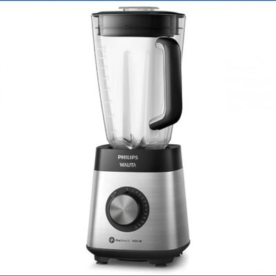 Liquidificador Philips Walita RI2244 Inox 1400W com 12 Velocidades Inox com Preto / 110V