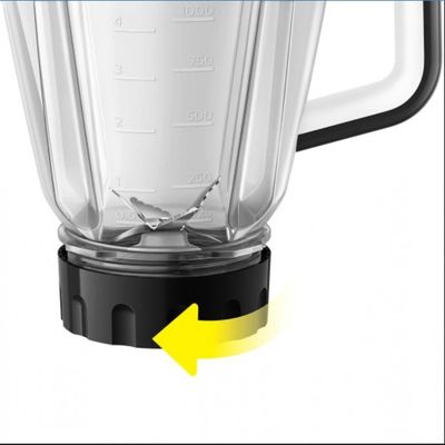 Liquidificador Philips Walita RI2244 Inox 1400W com 12 Velocidades Inox com Preto / 110V