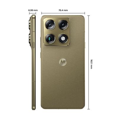 Smartphone Motorola Signature 6.8 512GB 5G 165Hz Câmera Tripla 50MP Marrom