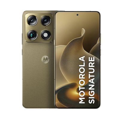 Smartphone Motorola Signature 6.8 512GB 5G 165Hz Câmera Tripla 50MP Marrom