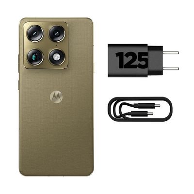 Smartphone Motorola Signature 6.8 512GB 5G 165Hz Câmera Tripla 50MP Marrom