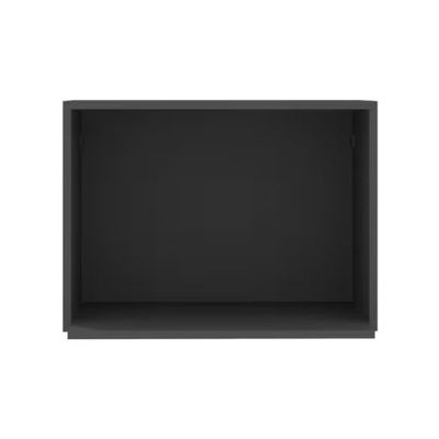Armário Aéreo Etna 58cm Nicho para Micro-ondas Poliman Grafite