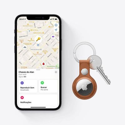 Pacote com 4 AirTag 2ª Geração Branca Apple Branco