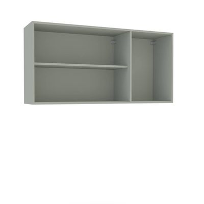 Armário Aéreo Koya 3 Portas Pintura UV Politorno Verde Oliva
