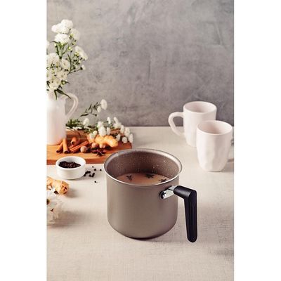 Fervedor Milazzo 14cm Alumínio Antiaderente Starflon Max Soft-touch Tramontina Bege
