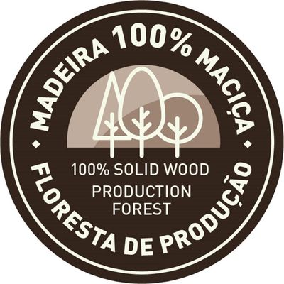 Estante para Livros com 6 Prateleiras Modulare Natural Tramontina 91620020