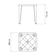 Mesa Tramontina Noronha 68x68x71 cm em Polipropileno Branco