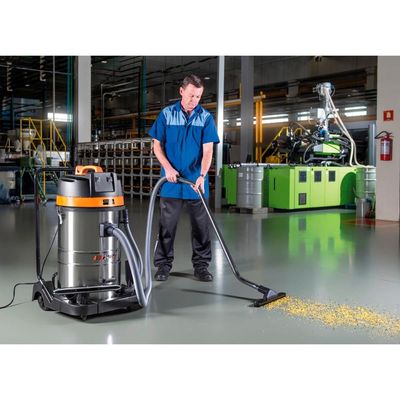 Aspirador de pó Tramontina 80 Litros em Aço Inox para sólidos e líquidos 2400 W 220 V
