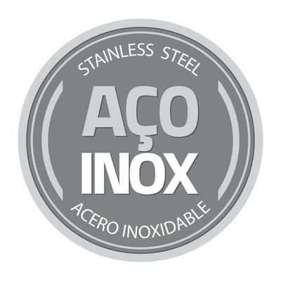 Panela Tramontina Solar em Aço Inox Fundo Triplo com Tampa e Cabo 16 cm 1,4 L