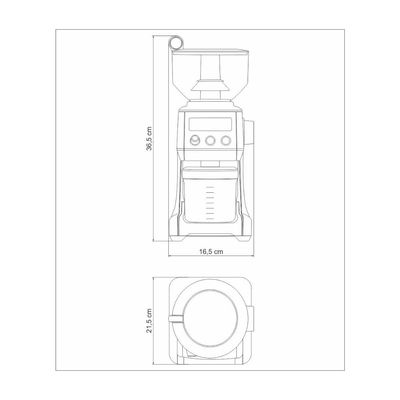 Moedor de Café Tramontina by Breville Express em Aço Inox 60 Níveis de Moagem 220 V