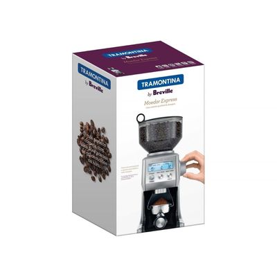Moedor de Café Tramontina by Breville Express em Aço Inox 60 Níveis de Moagem 220 V
