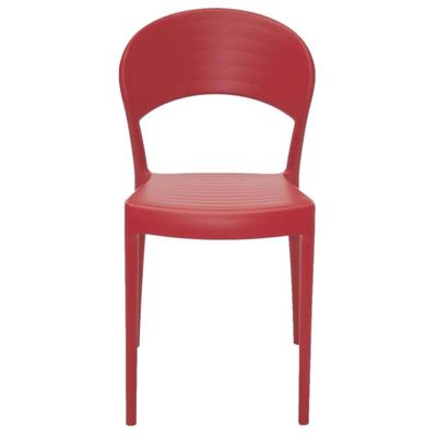 Conjunto 4 Cadeiras Plásticas Vermelha Summa Sissi Tramontina 182 kg Cozinha