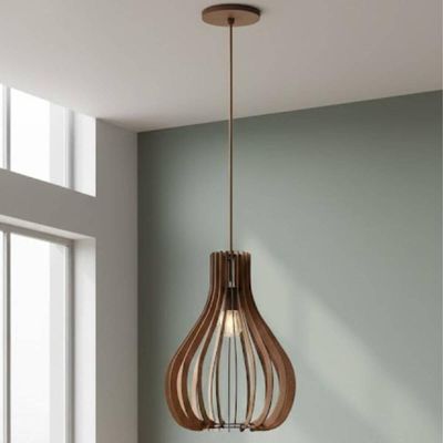 Luminária Pendente 131cm 1 Lâmpada Dital Interna Cozinha Jantar Quarto Lustre