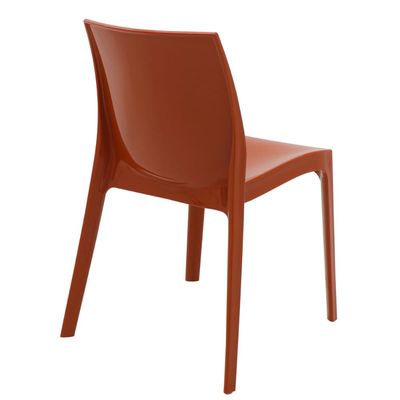 Cadeira Tramontina Alice Summa em Polipropileno Brilhoso Terracota