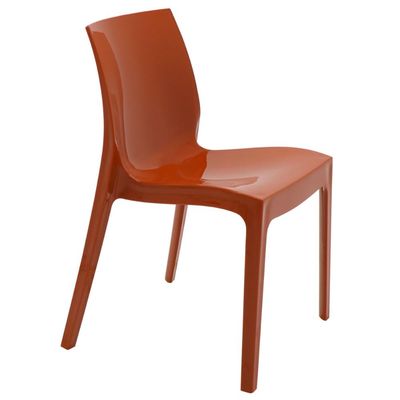 Cadeira Tramontina Alice Summa em Polipropileno Brilhoso Terracota