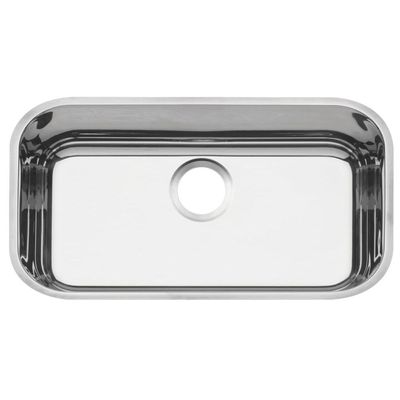 Cuba n.2 Tramontina Lavínia Prime em Aço Inox Alto Brilho 56 x 34 x 17 cm sem Válvula