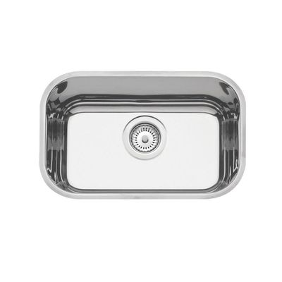 Cuba de Embutir Tramontina Lavínia Perfecta 47 BL em Aço Inox Polido 47 x 30 x 14 cm com Válvula
