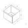Escorredor Profundo Tramontina 15x16 cm em Aço Inox Scotch Brite para Canal Organizador