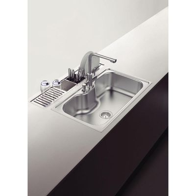 Escorredor Profundo Tramontina 15x16 cm em Aço Inox Scotch Brite para Canal Organizador