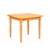 Kit 4 Cadeiras Tramontina Sofia Preta e Mesa de Madeira 80cm Natural