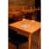 Kit 4 Cadeiras Tramontina Sofia Preta e Mesa de Madeira 80cm Natural