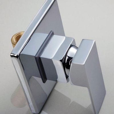 Acabamento Misturador Monocomando Com Registro De Chuveiro Cromado