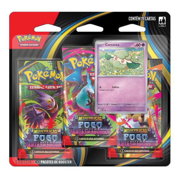 Jogo de Cartas Pokémon Blister Triplo Copag