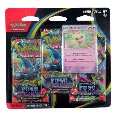 Jogo de Cartas Pokémon Blister Triplo Copag