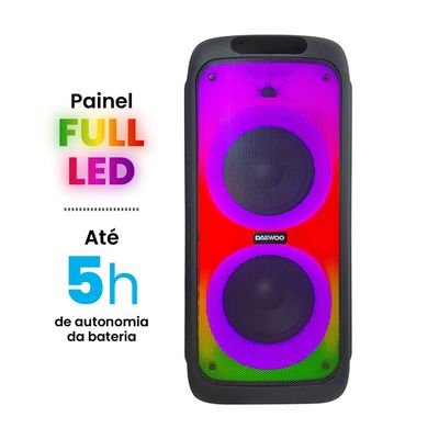 Caixa de Amplificada Daewoo Partybox 2000W