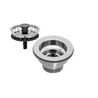 Válvula Tramontina 3.1/2" sem escape em Aço Inox e Polipropileno