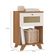 Mesa Lateral Retangular Trama 1 GV Cinamomo e Off White